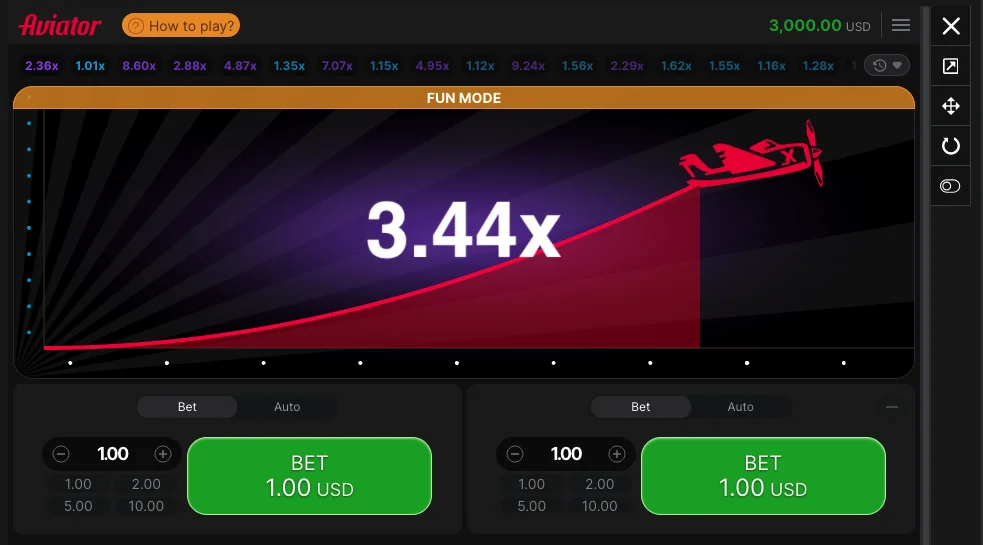Melbet Aviator crash game