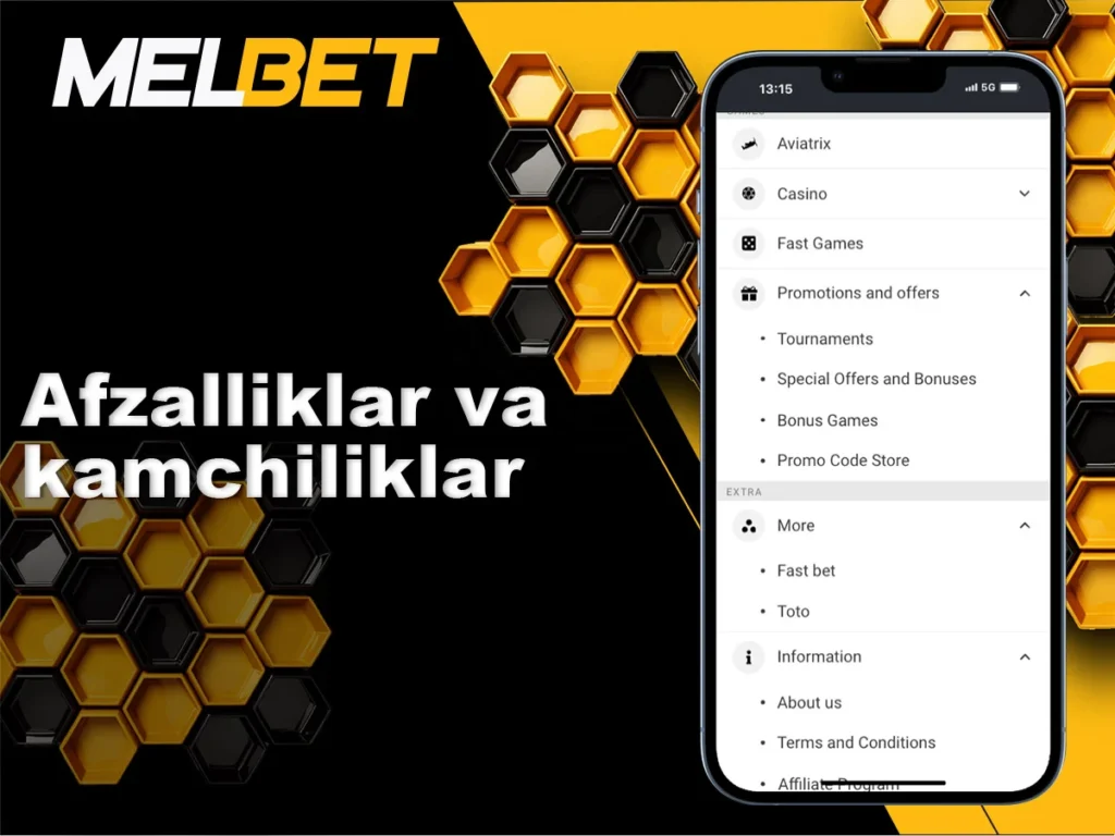 Melbet-dan foydalanishning afzalliklari va kamchiliklari qanday?
