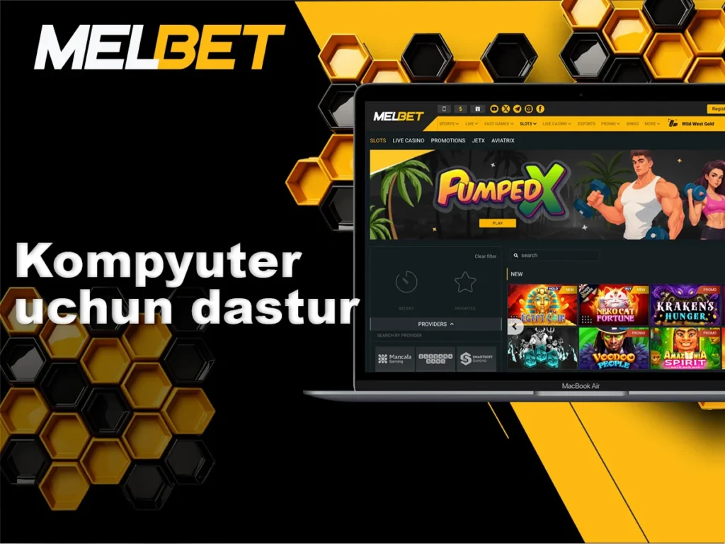 Kompyuter uchun mavjud Melbet ilovasi