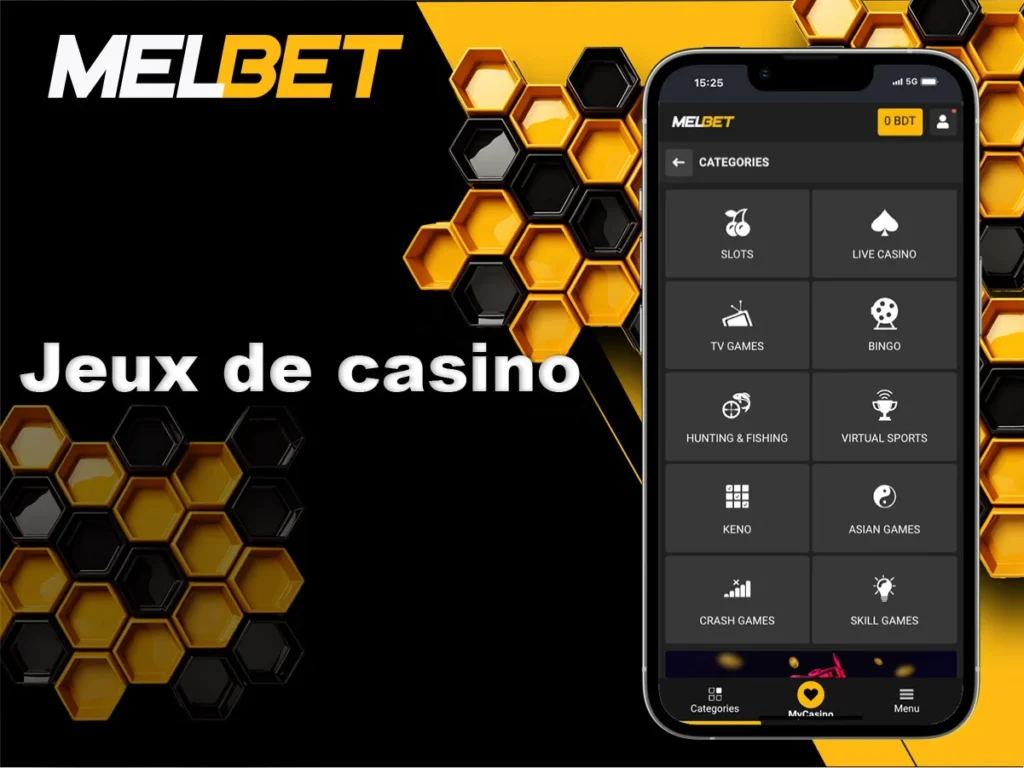Types de jeux de casino que les joueurs peuvent trouver