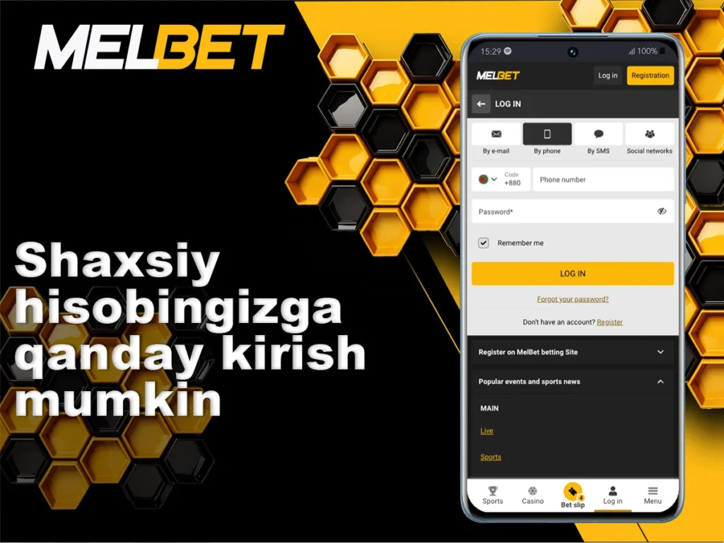 Shaxsiy hisobingizga kirish uchun qadamlar