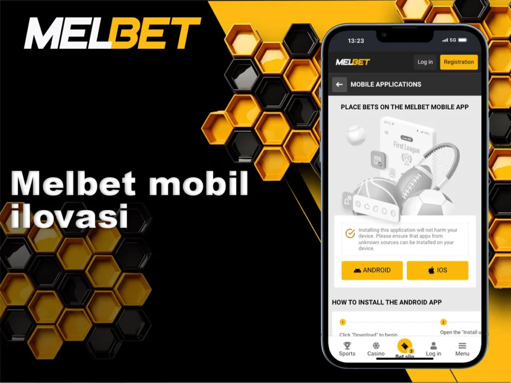 Android va iOS qurilmalari uchun Melbet ilovasi