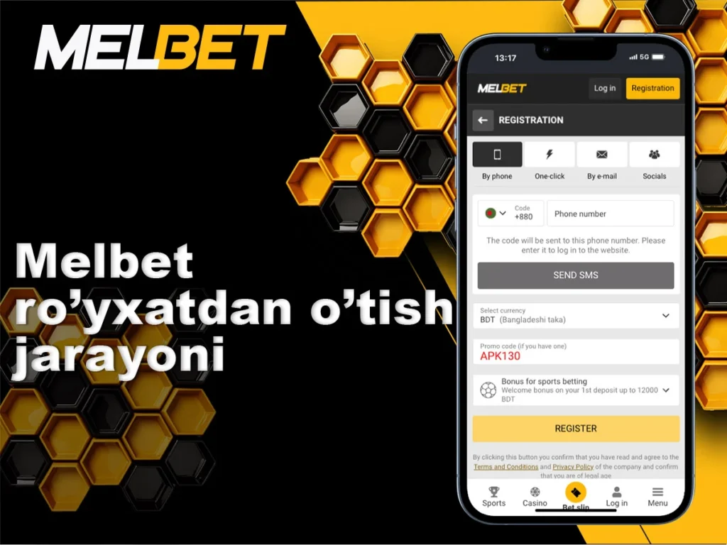 Melbet-da yangi hisob uchun muvaffaqiyatli ro'yxatdan o'tish uchun qadamlar