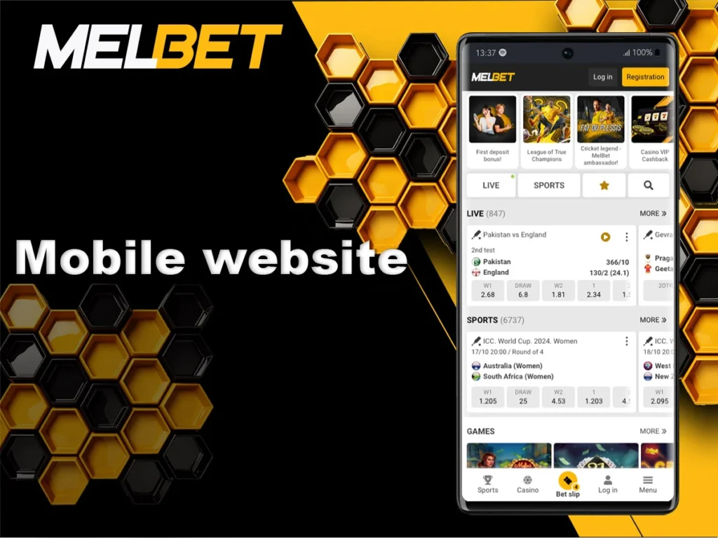 Melbet mobile website