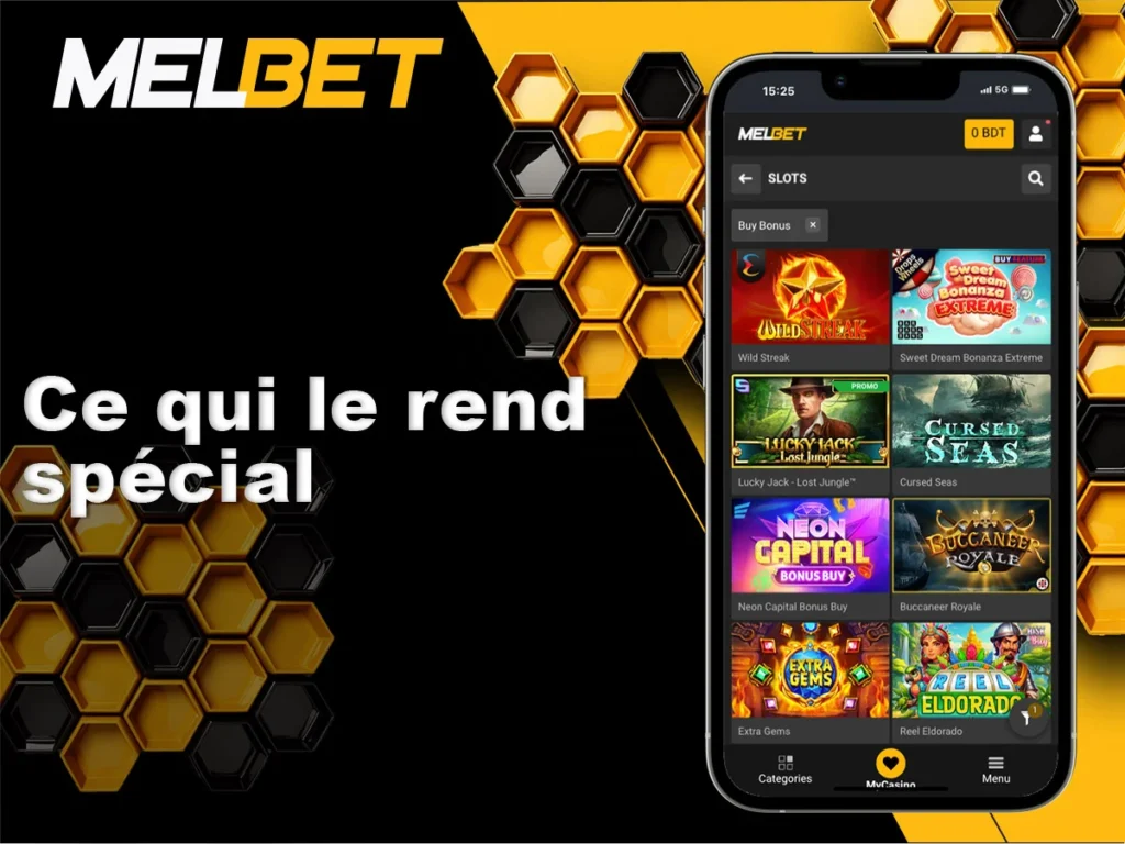 Raisons de sélectionner le casino Melbet